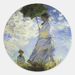 Adesivo A Caminhada, Senhora com Parasol