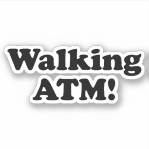 Adesivo A caminhar no ATM!