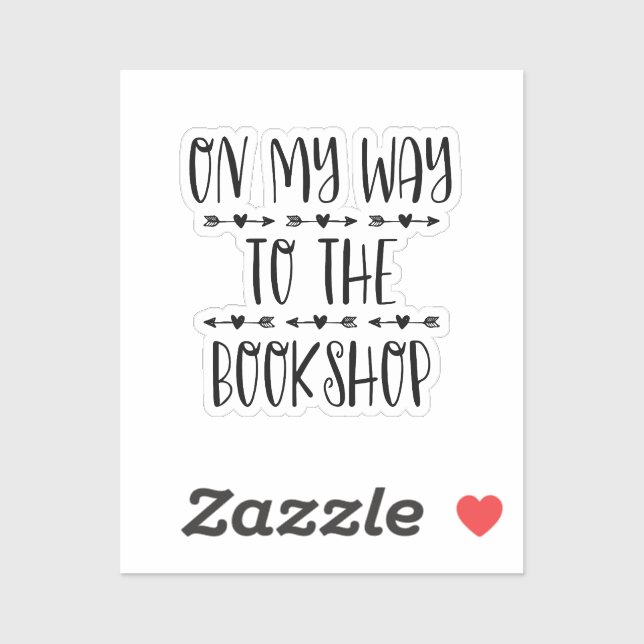 Adesivo A Caminho Da Livraria (Folha)