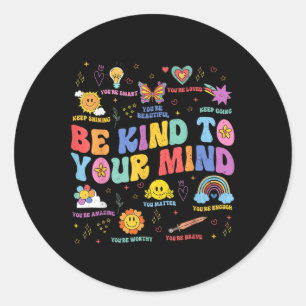 Adesivo A Camisa De Consciência Da Saúde Mental É Bonita P