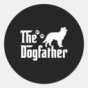 Adesivo A Camisa do Dogfather Dia dos Pais Presente Amante
