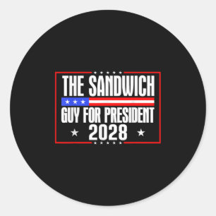 Adesivo A Cara De Sanduíche Do Presidente 2028 Free Dc Eng