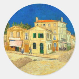 Adesivo A casa amarela (1888) Van Gogh Landscape Art