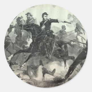Adesivo A cavalaria da guerra civil ataca