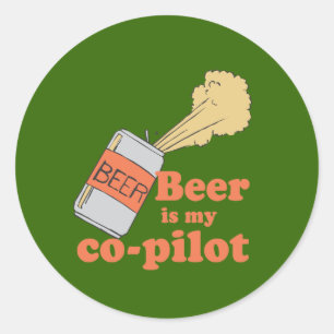 ADESIVO A CERVEJA É MEU COPILOTO