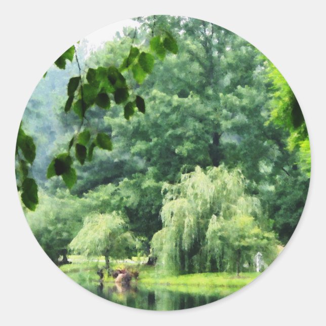 Adesivo A chorar o Willow na Nave (Frente)