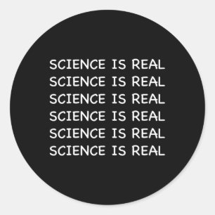 Adesivo A Ciência É Real