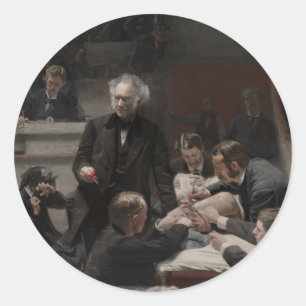 Adesivo A clínica bruta por Thomas Eakins