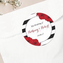 Adesivo A Coleção de Casamentos de Luxo Moderno-Chic - Ros