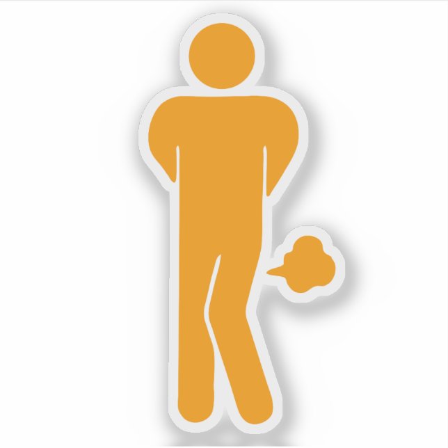 Adesivo A COMIDA THAI PODE SER ESPIONOSA ⚠ Sinal Engraçado (Frente)