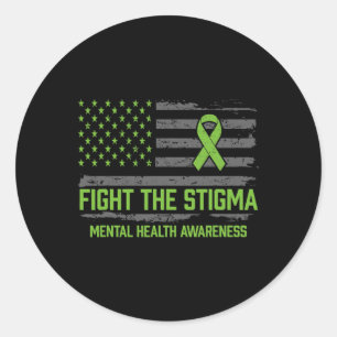 Adesivo A Consciência Da Saúde Mental Combater O Stigma Me