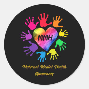 Adesivo A Consciência da Saúde Mental Materna Manda Presen