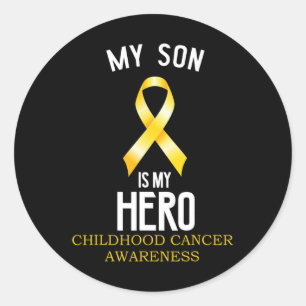 Adesivo A consciência do cancer infantil Meu filho é meu h