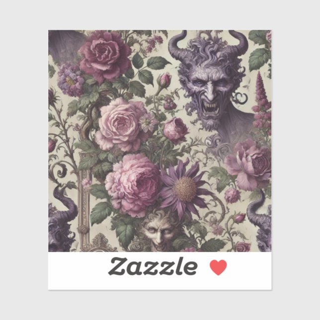 Adesivo A Consulta do Luz - Barroco Gótico (Folha)