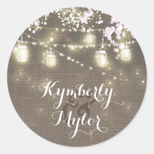 Adesivo A corda ilumina a respiração do bebê rústico d