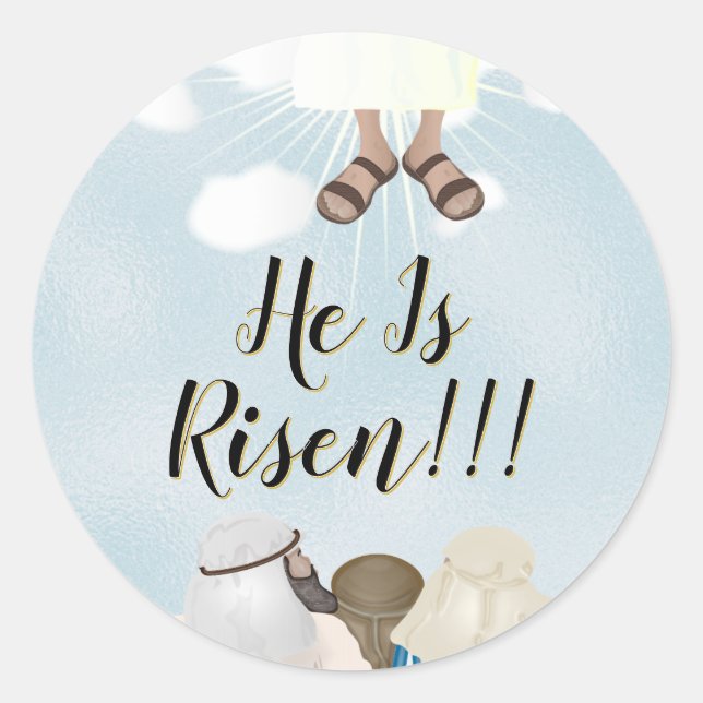Adesivo A Cristo Ressuscitou Páscoa (Frente)