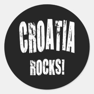 Adesivo A Croácia Rocks!