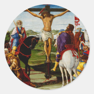Adesivo A Crucificação por Benvenuto di Giovanni