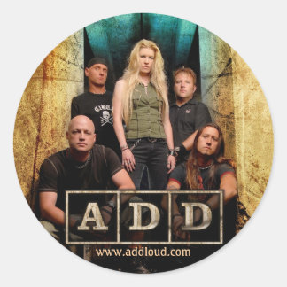 Adesivo A.D.D. Sticker round