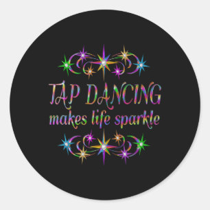 Adesivo A dança da torneira faz a vida brilhar