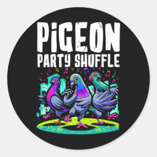 Adesivo A Dança De Dança De Pigeon Shuffle Move Um Dançari