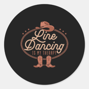 Adesivo A Dança De Linha É A Minha Terapia, A Música Do Pa
