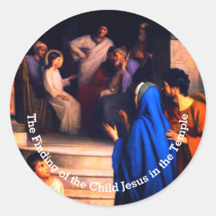 Adesivo A descoberta no templo católico