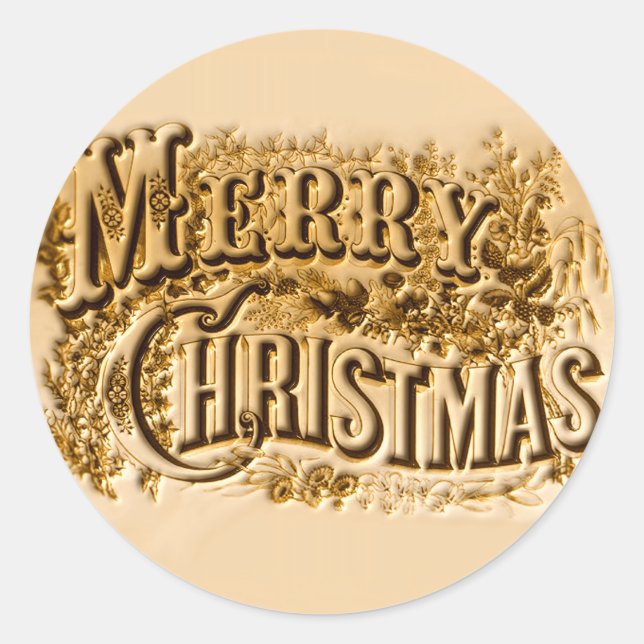 Adesivo A e Feliz Natal (Frente)