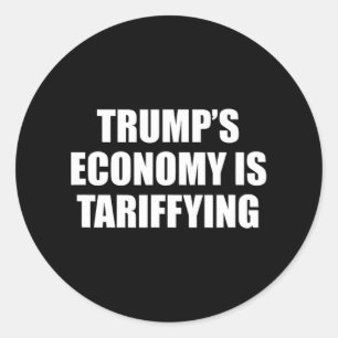 Adesivo A economia da Trump é a política tarifária 1