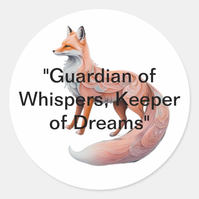 Adesivo "A Encantada Ember Fox" (Frente)