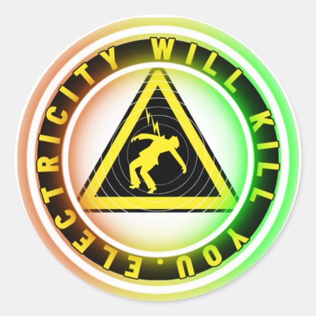 Adesivo a energia elétrica do Kowatt vai te matar (Frente)
