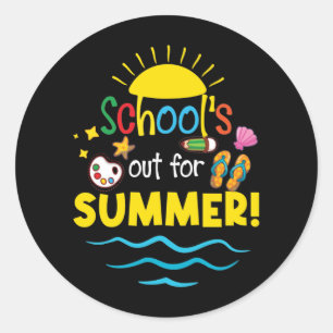 Adesivo A Escola de Camisas do Final do Ano do Professor e