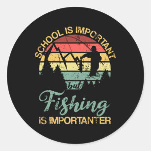 Adesivo A Escola É Importante Mas A Pesca É Mais Important
