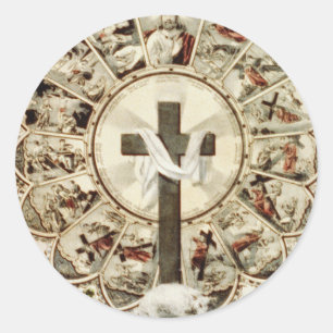 Adesivo A estrada à cruz santamente