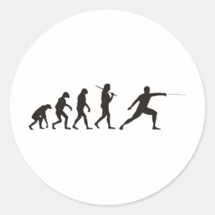 Adesivo A Evolução Da Esgrima