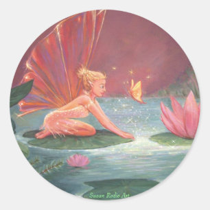 Adesivo A Fada Lotus Pond