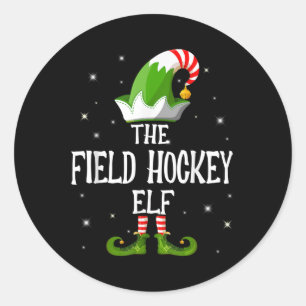 Adesivo A Família de Elfos de Hockey sobre Grama Grupo de