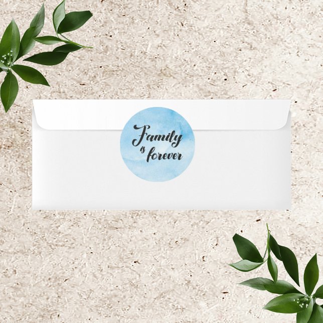 Adesivo A Família É Para Sempre (Criador carregado)