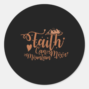 Adesivo A fé pode mover montanhas história negra homens W