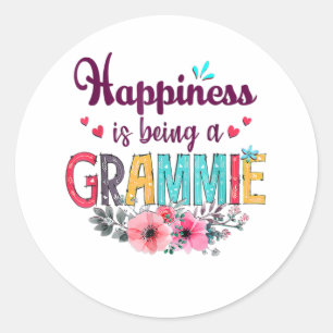 Adesivo A Felicidade Mãe Está Sendo Um Gramímio Todo Anive