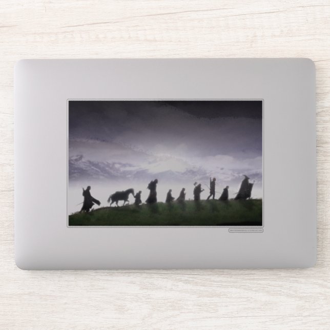 Adesivo A Fellowship do Anel (Computador)