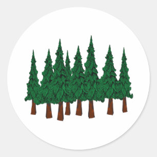 Adesivo A floresta verde