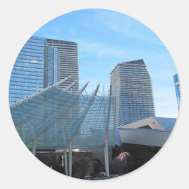 Adesivo A fonte e arquitetura de Aria em Las Vegas
