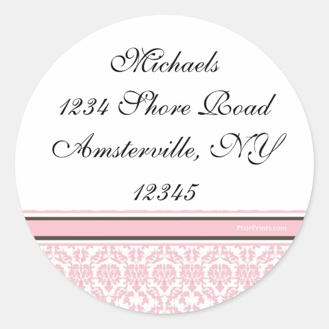 Adesivo A.G. Endereço de devolução Envelope Selo (Frente)