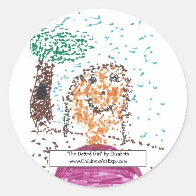 Adesivo "A Garota Dotada" (Frente)