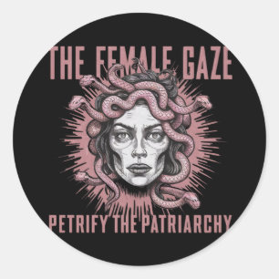 Adesivo A Gaze Feminina Petrify A Patriarquia Medusa