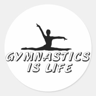 Adesivo A ginástica é vida