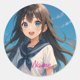 Adesivo A Girl under the Summer Sky2 