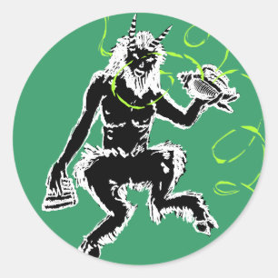 Adesivo A grande bandeja do deus