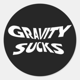 Adesivo A Gravidade é um Desastre - Humor de Física Engraç